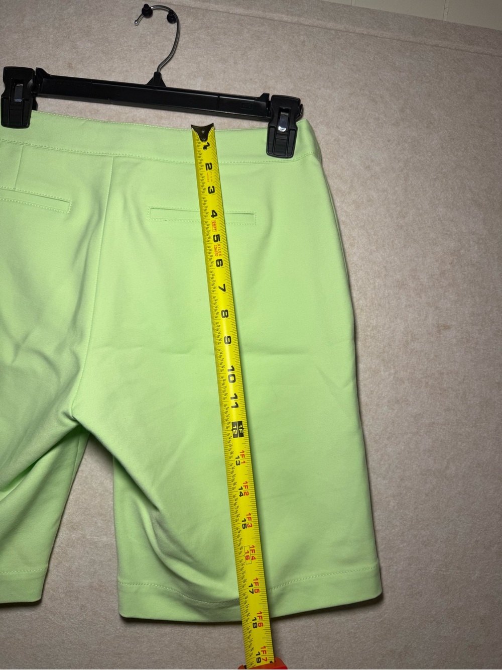 Catherine Malandrino Vintage Summer Spring Lime Neon Green Shorts Size 4 - Picture 6 of 9